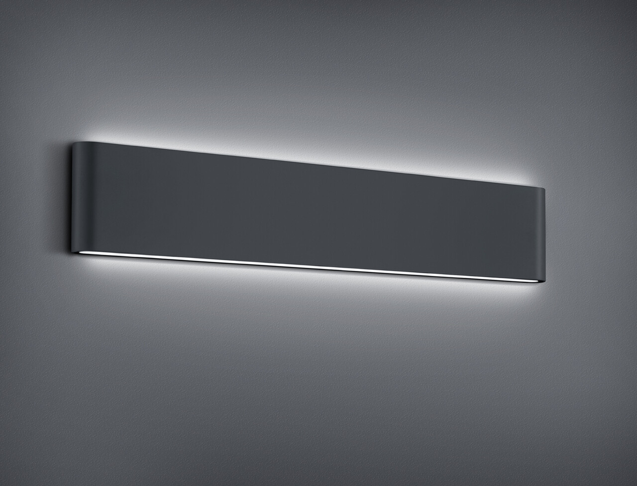 Aplica de perete pentru exterior Thames II, TRIO, 46.5x9 cm, 8W, 1x SMD, aluminiu, antracit - imagine 4